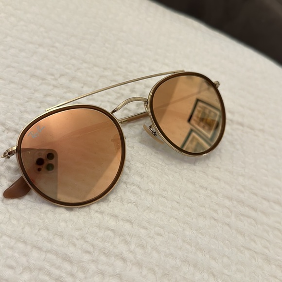 Round Double Bridge Ray Ban’s - Picture 3 of 12